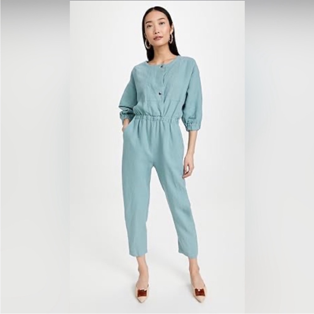 Rachel Comey Blue and Green Jumpsuit Relaxed Fit